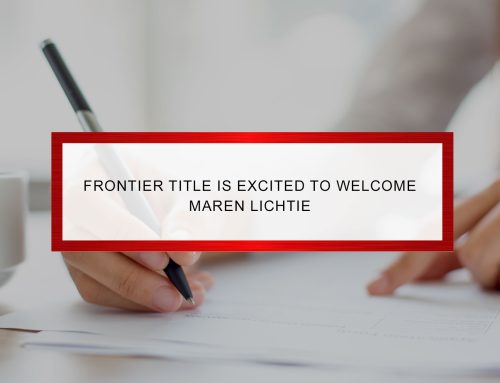 Frontier Title Is Excited To Welcome Maren Lichtie
